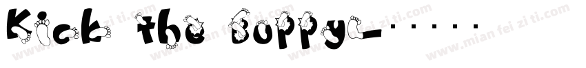 Kick the Buppy字体转换